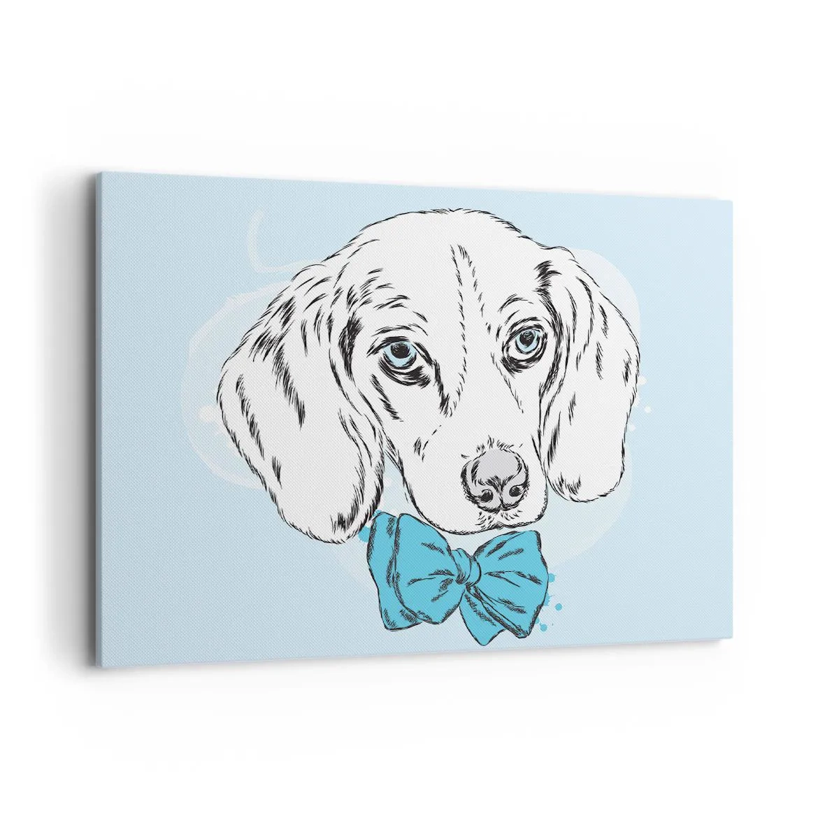 Lærredstryk - Billede på lærred - Elegance for hunde - 100x70 cm