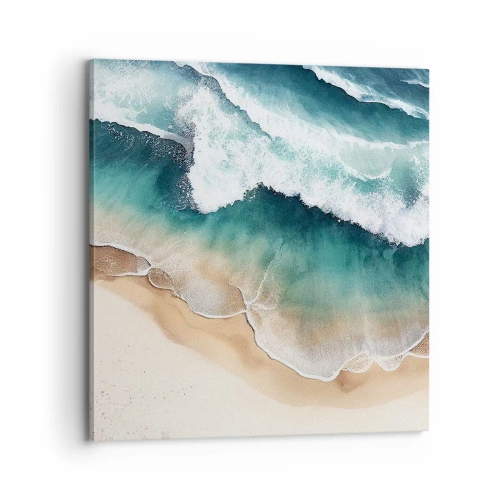 Lærredstryk - Billede på lærred - Et evigt møde - 70x70 cm