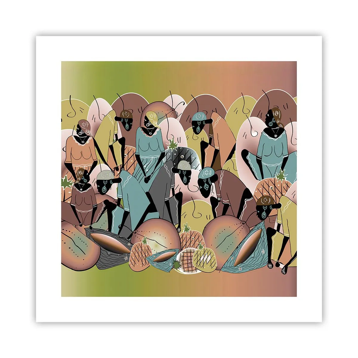 Plakat - Den store fejring er på vej - 40x40 cm