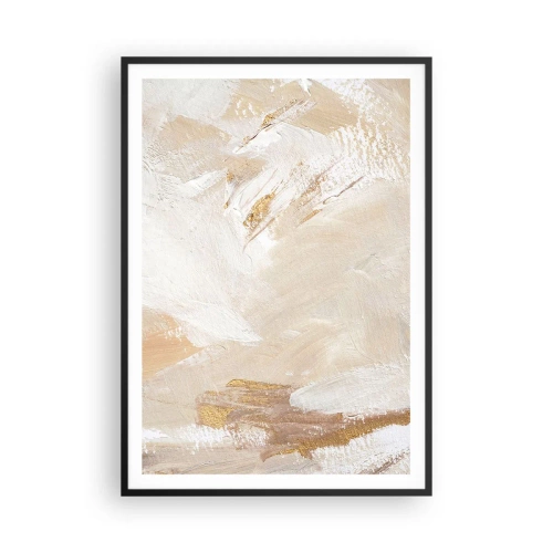 Plakat i sort ramme - Pastelkomposition - 70x100 cm