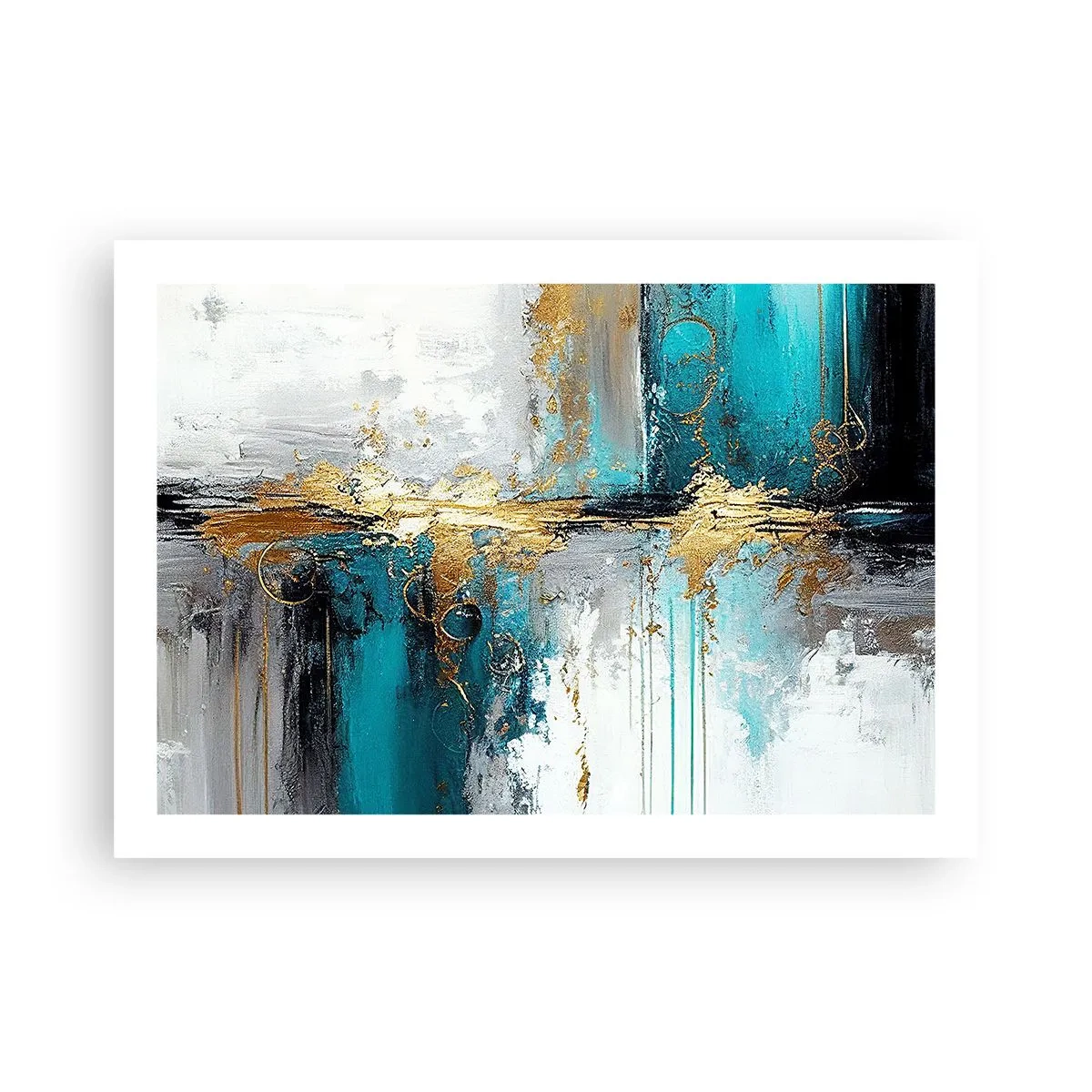 Plakat - Alting flyder - 70x50 cm