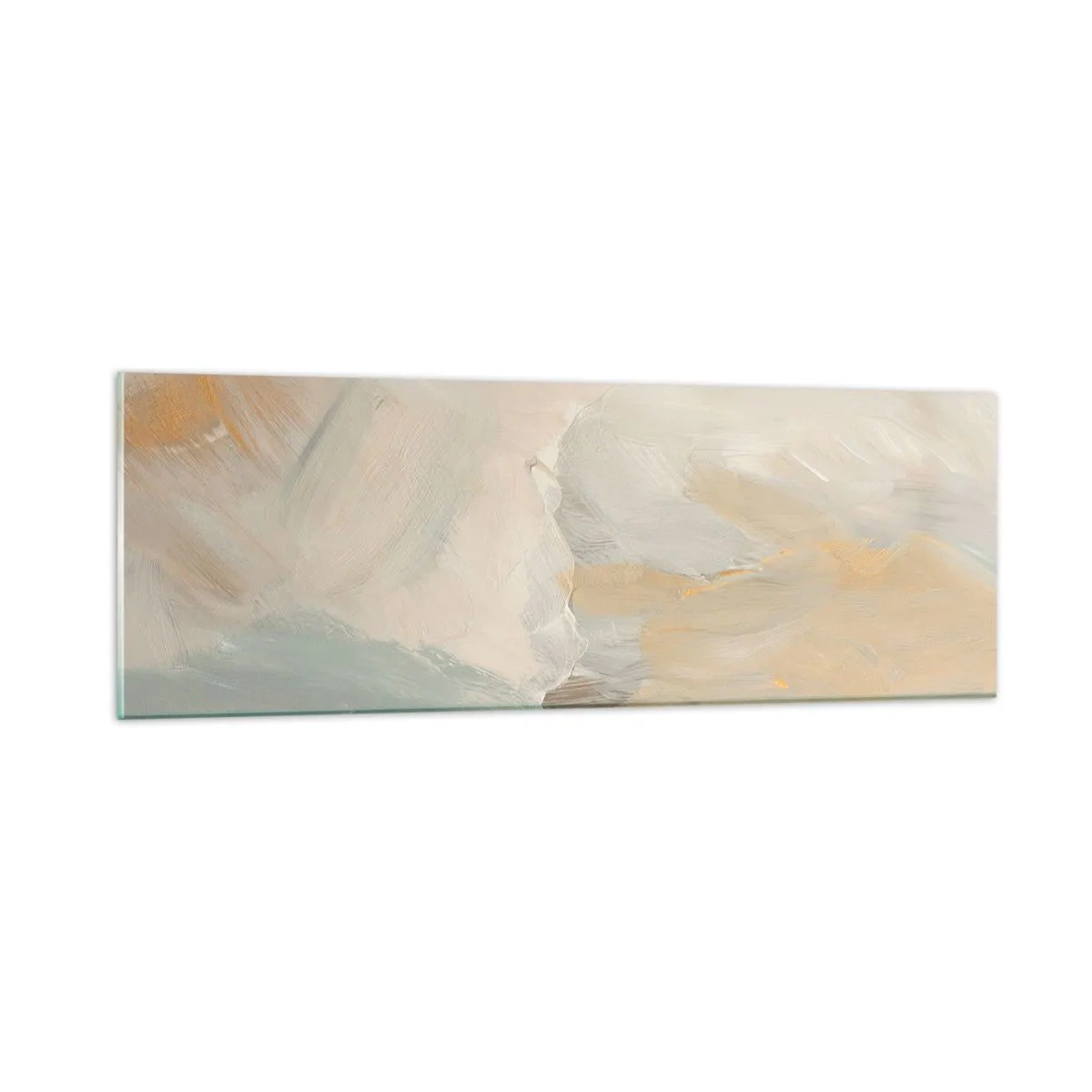 Billede på glas - Abstraktion - blidhedens land - 90x30 cm