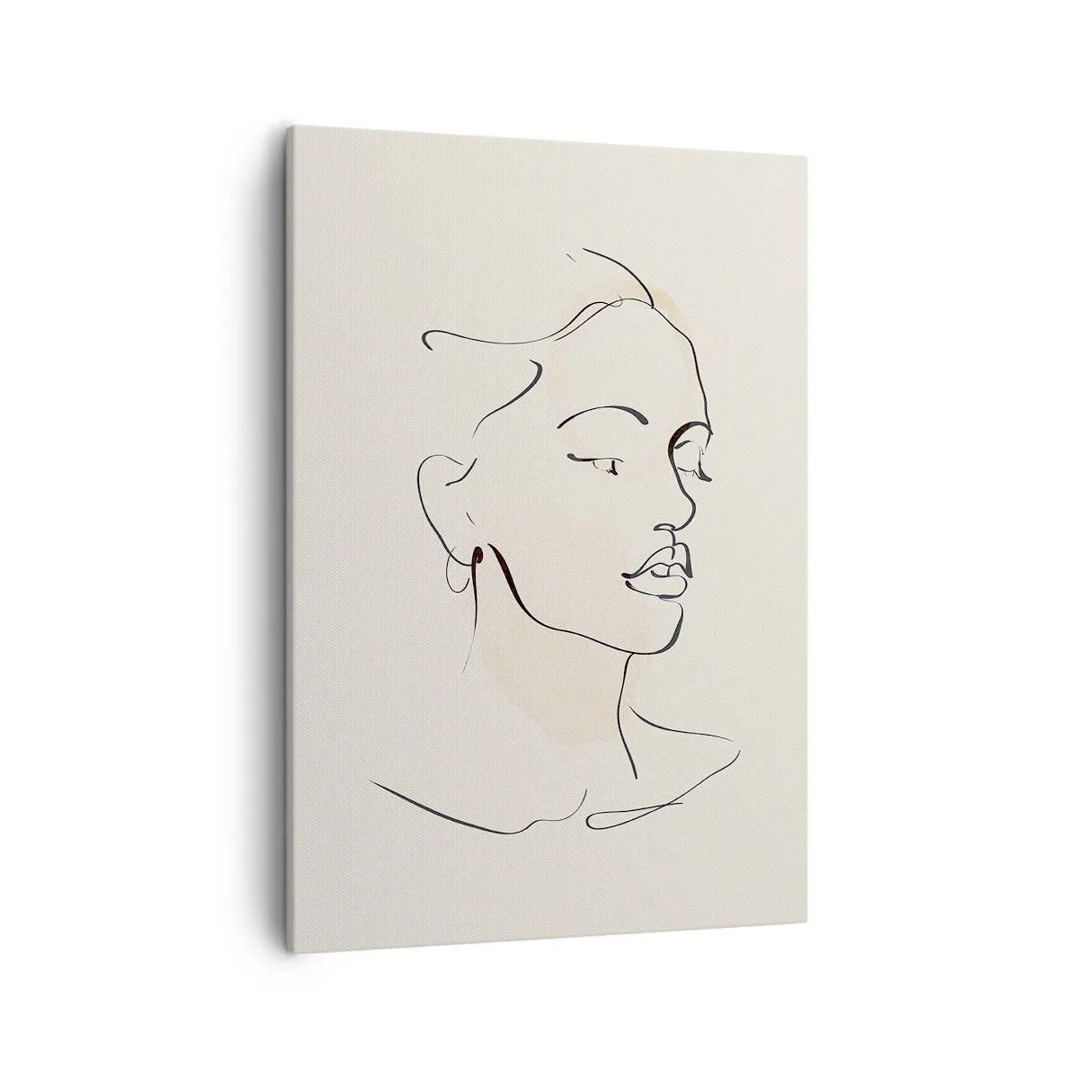 Lærredstryk - Billede på lærred - En bestemt linje - 50x70 cm