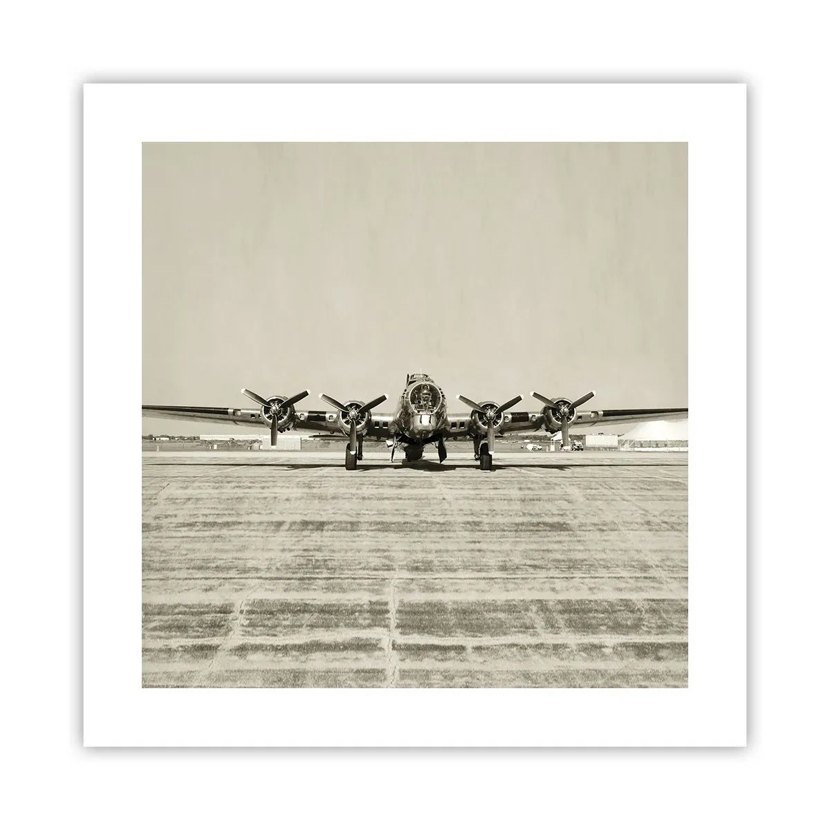 Plakat - Som altid klar - 40x40 cm