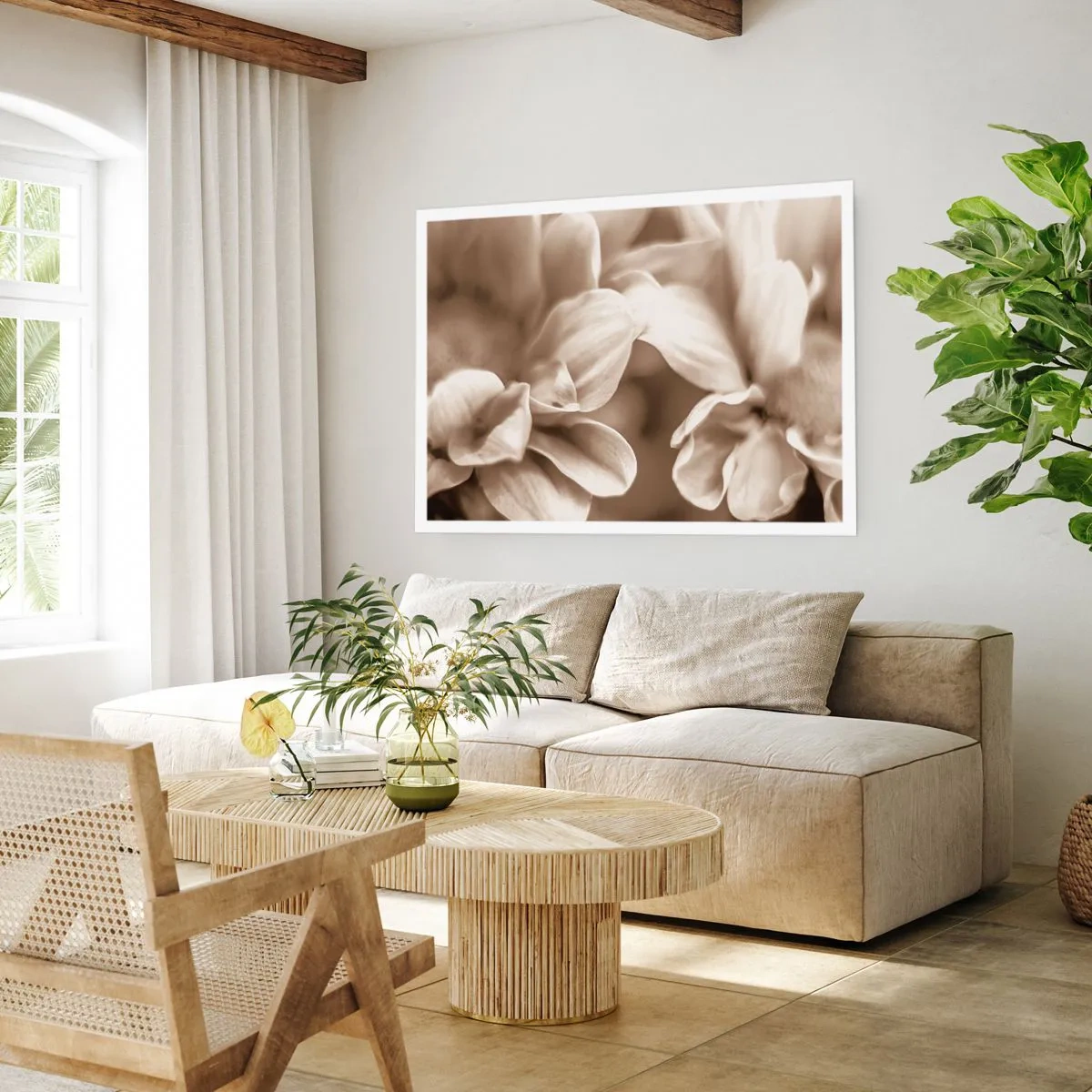 Plakat - Blid som et smil - 40x30 cm