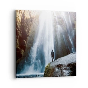 Lærredstryk - Billede på lærred - Genskabelse af proportioner - 40x40 cm