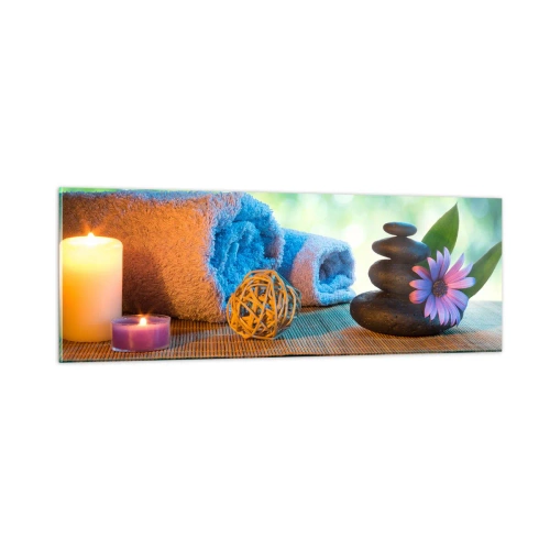 Billede på glas - Tid til kroppen - 90x30 cm