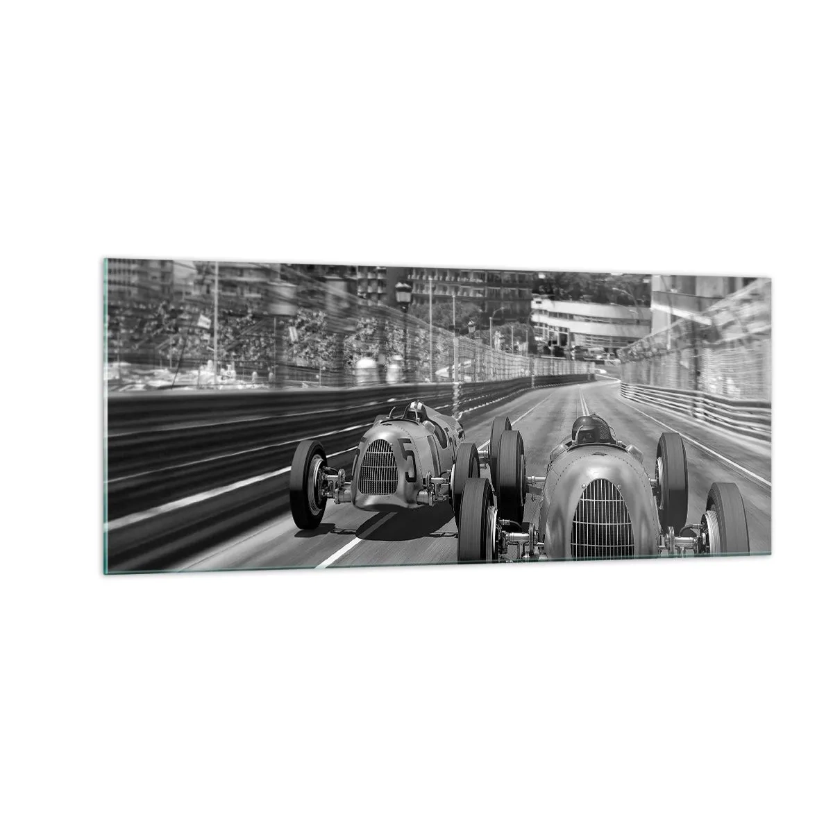 Billede på glas - Der var engang i Monte Carlo - 100x40 cm