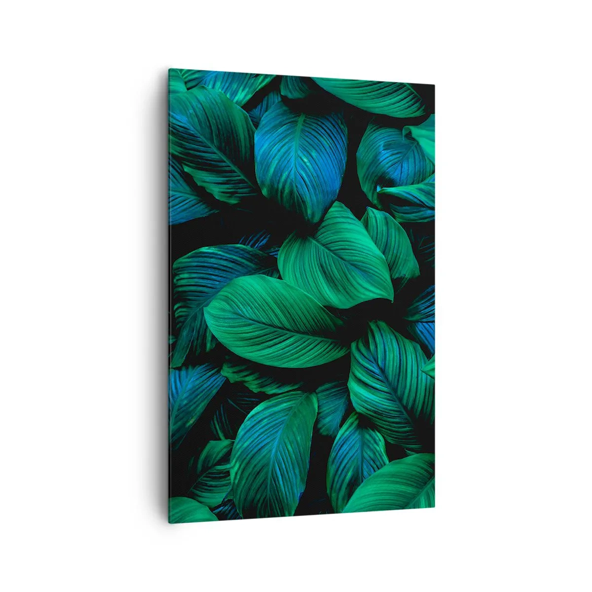 Lærredstryk - Billede på lærred - I den grønne flok - 80x120 cm