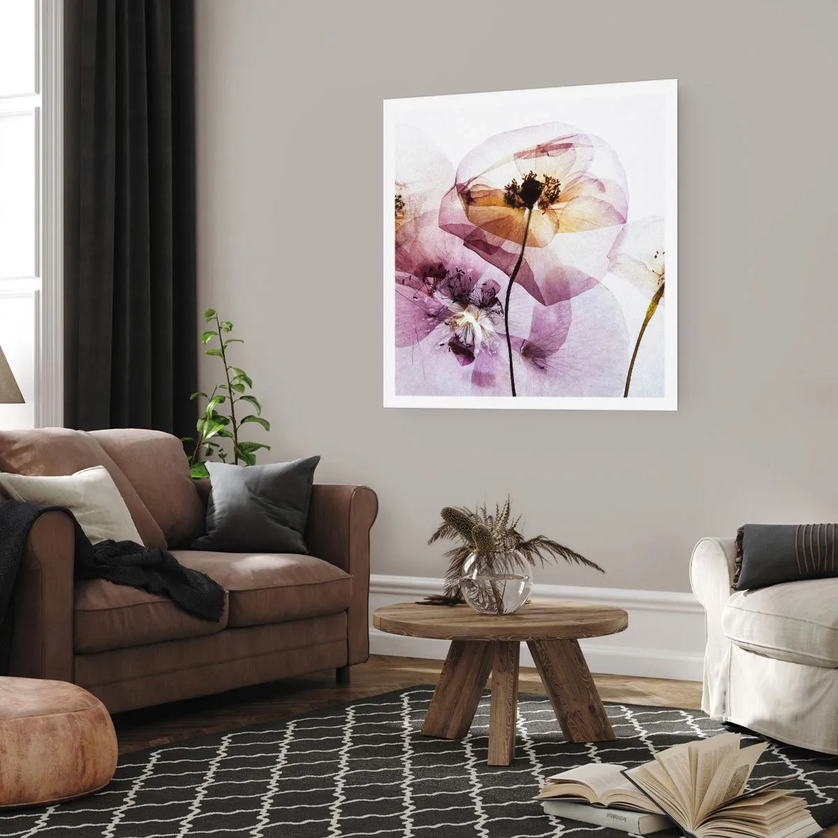 Plakat - Blomsterlegeme dias - 50x50 cm