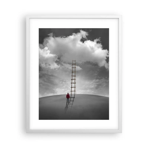 Plakat i hvid ramme - Alt er muligt - 40x50 cm