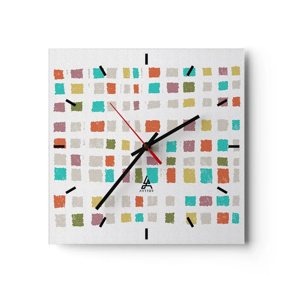 Vægur, Uret - Ukendt leg - 40x40 cm