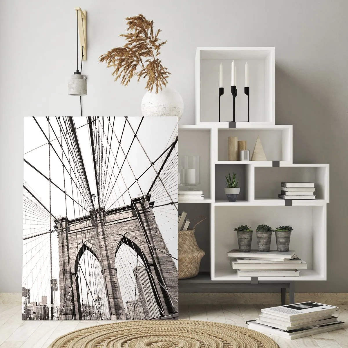 Billede på glas - Katedralen i New York - 50x70 cm
