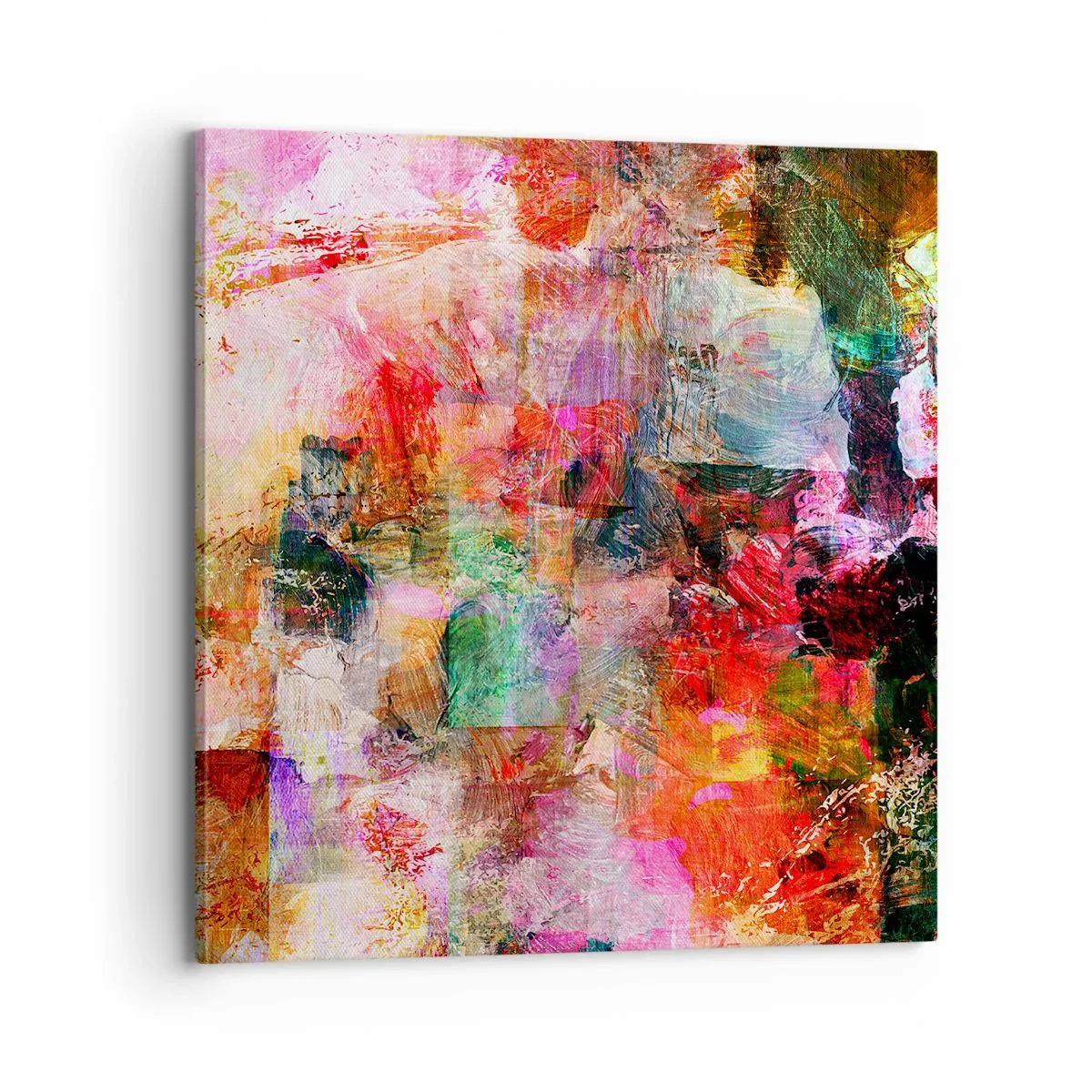 Lærredstryk - Billede på lærred - En rejse gennem de forskellige - 70x70 cm