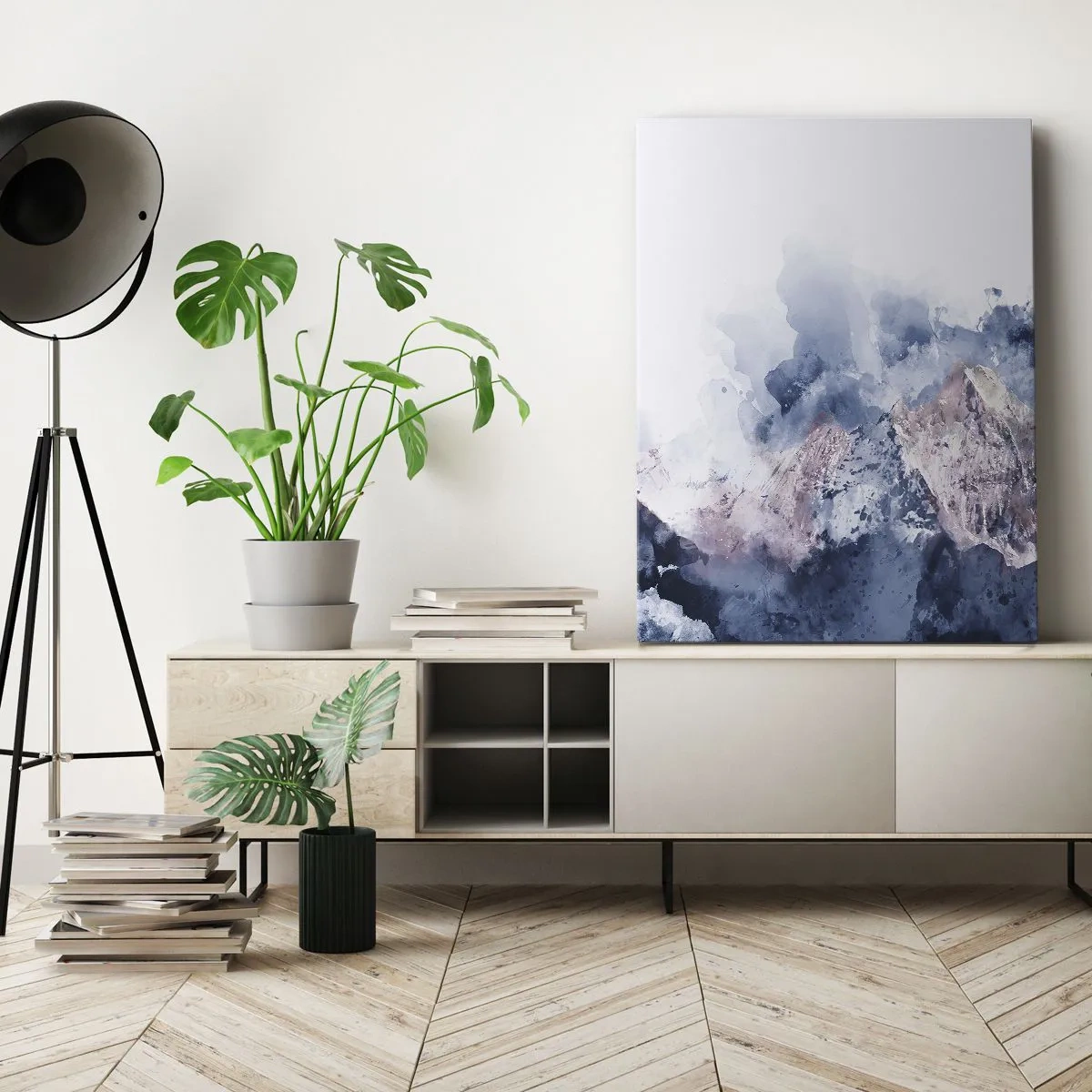 Lærredstryk - Billede på lærred - Dette er toppene! - 70x100 cm