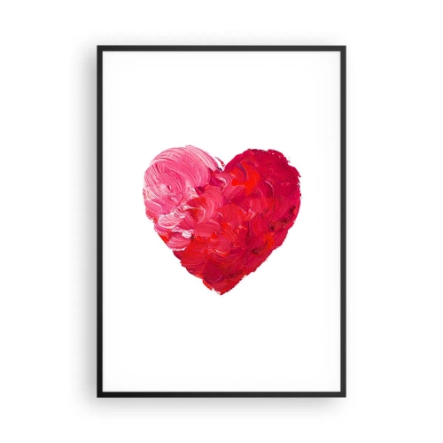 Plakat i sort ramme - All you need is love - 70x100 cm