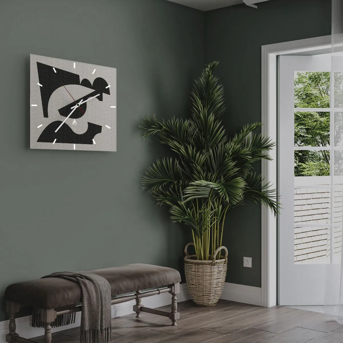 Vægur, Uret - Sammensæt din egen - 40x40 cm