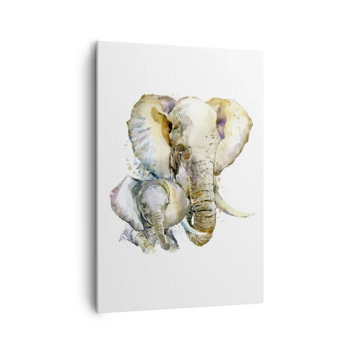 Lærredstryk - Billede på lærred - Der er intet sted som hos mor - 70x100 cm