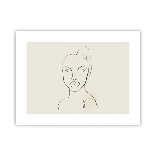 Plakat - Omrids af sensualitet - 40x30 cm