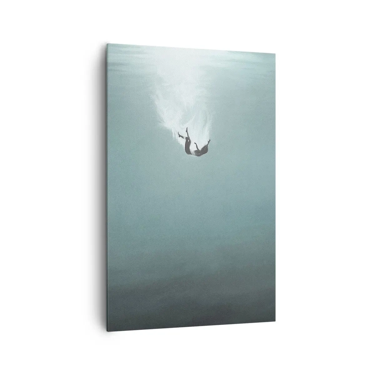 Lærredstryk - Billede på lærred - I havets favntag - 80x120 cm