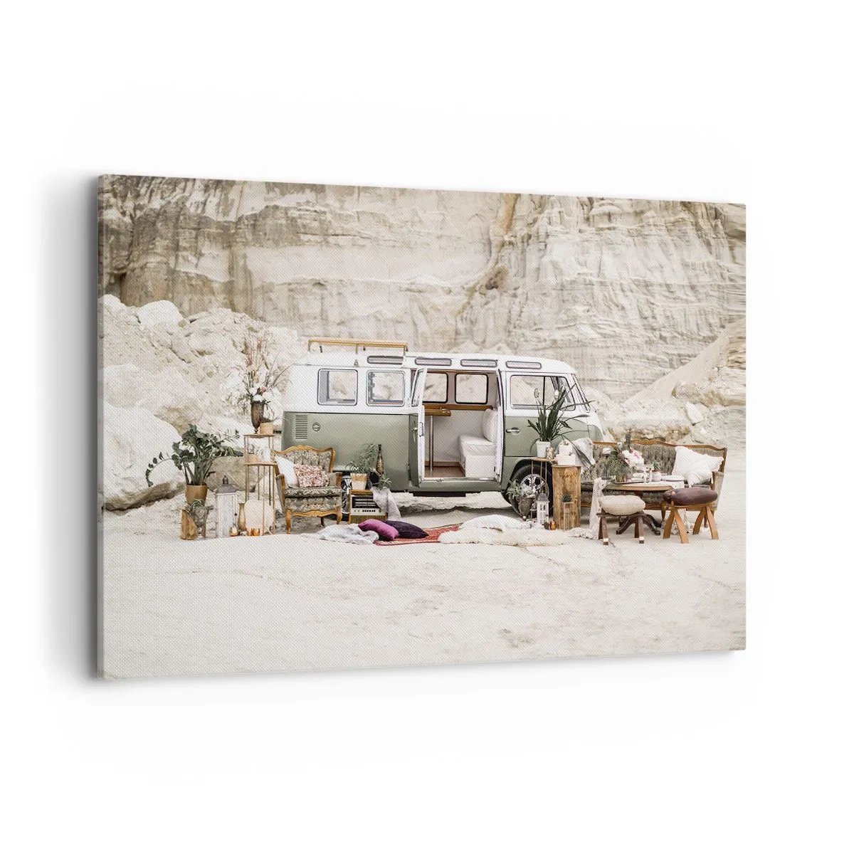 Lærredstryk - Billede på lærred - Tid til at starte rejsen - 120x80 cm