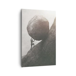 Lærredstryk - Billede på lærred - Jeg tror mod al forventning - 80x120 cm