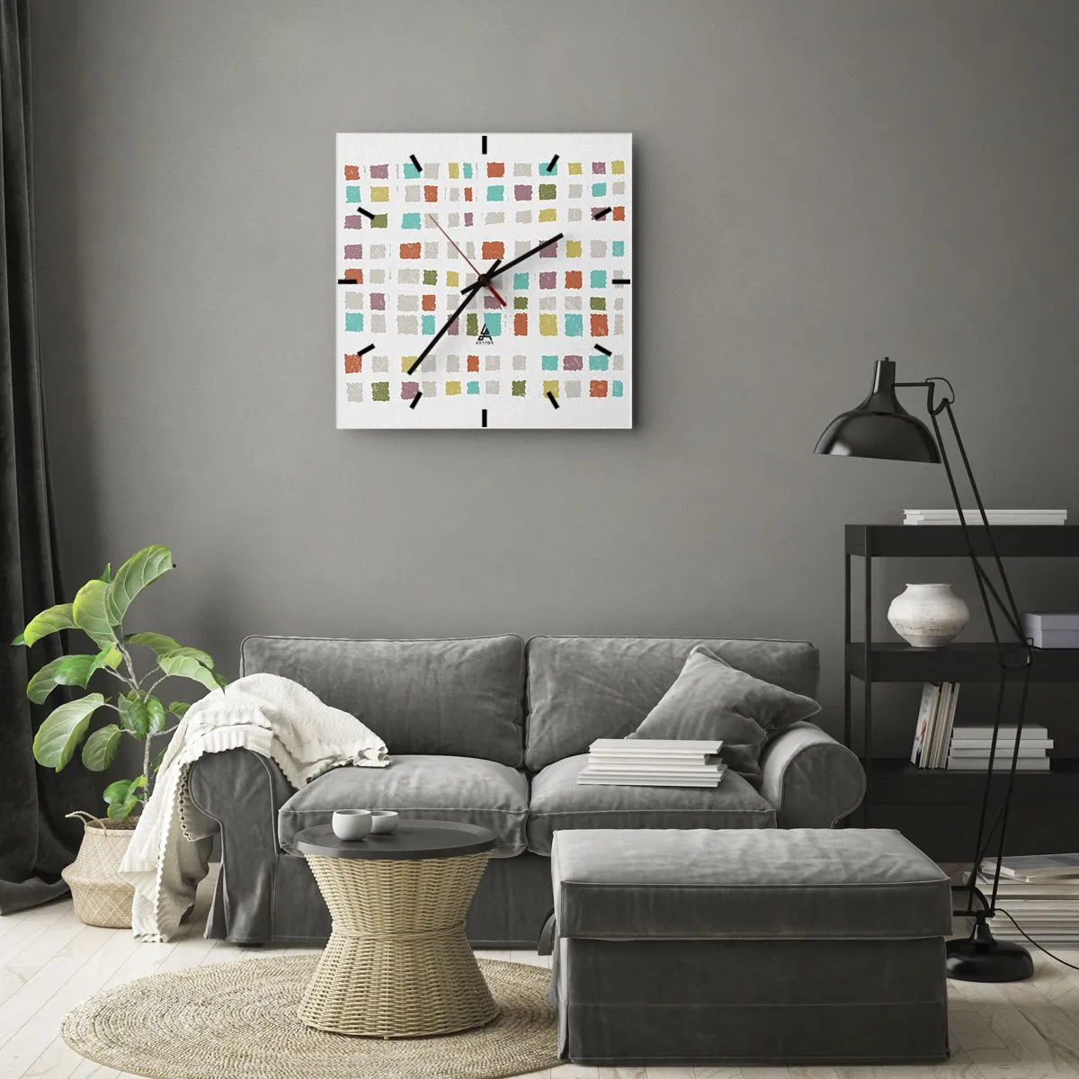 Vægur, Uret - Ukendt leg - 40x40 cm