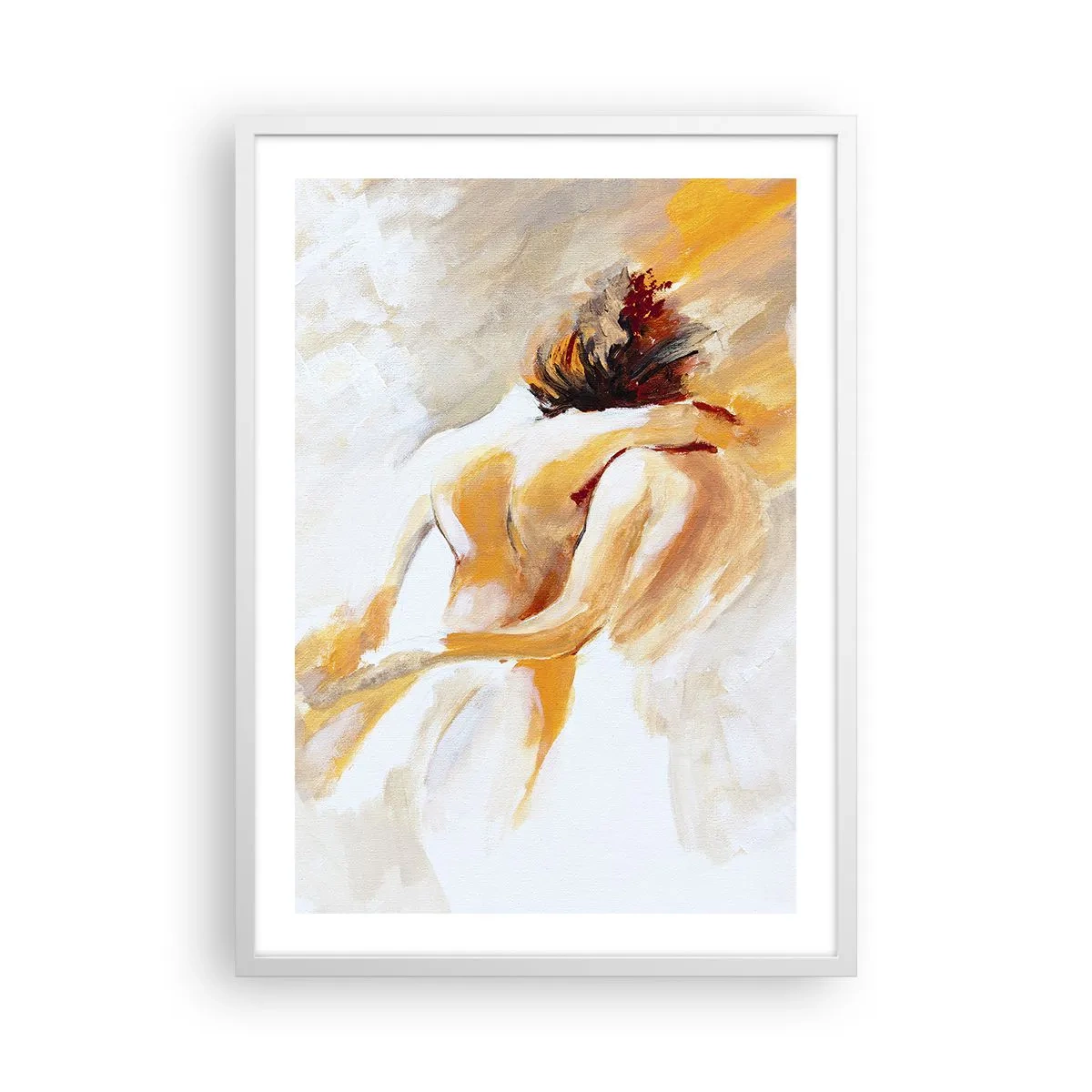 Plakat i hvid ramme - I himlen af nærhed - 50x70 cm