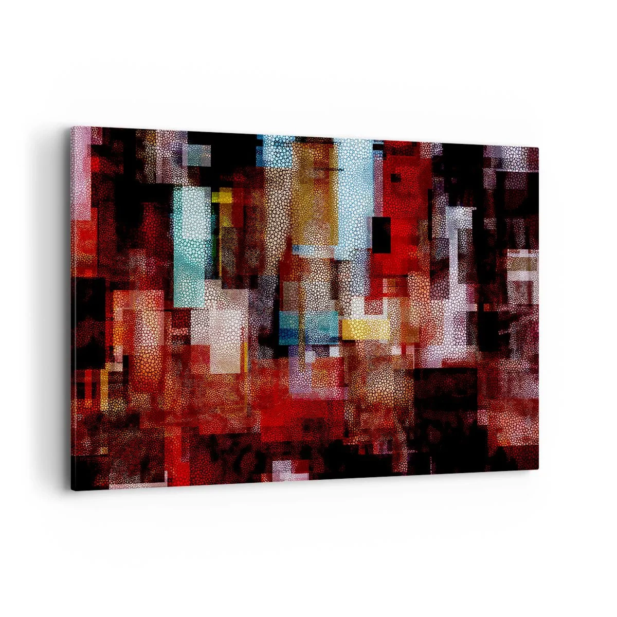 Lærredstryk - Billede på lærred - Forvirring med forvirring - 120x80 cm
