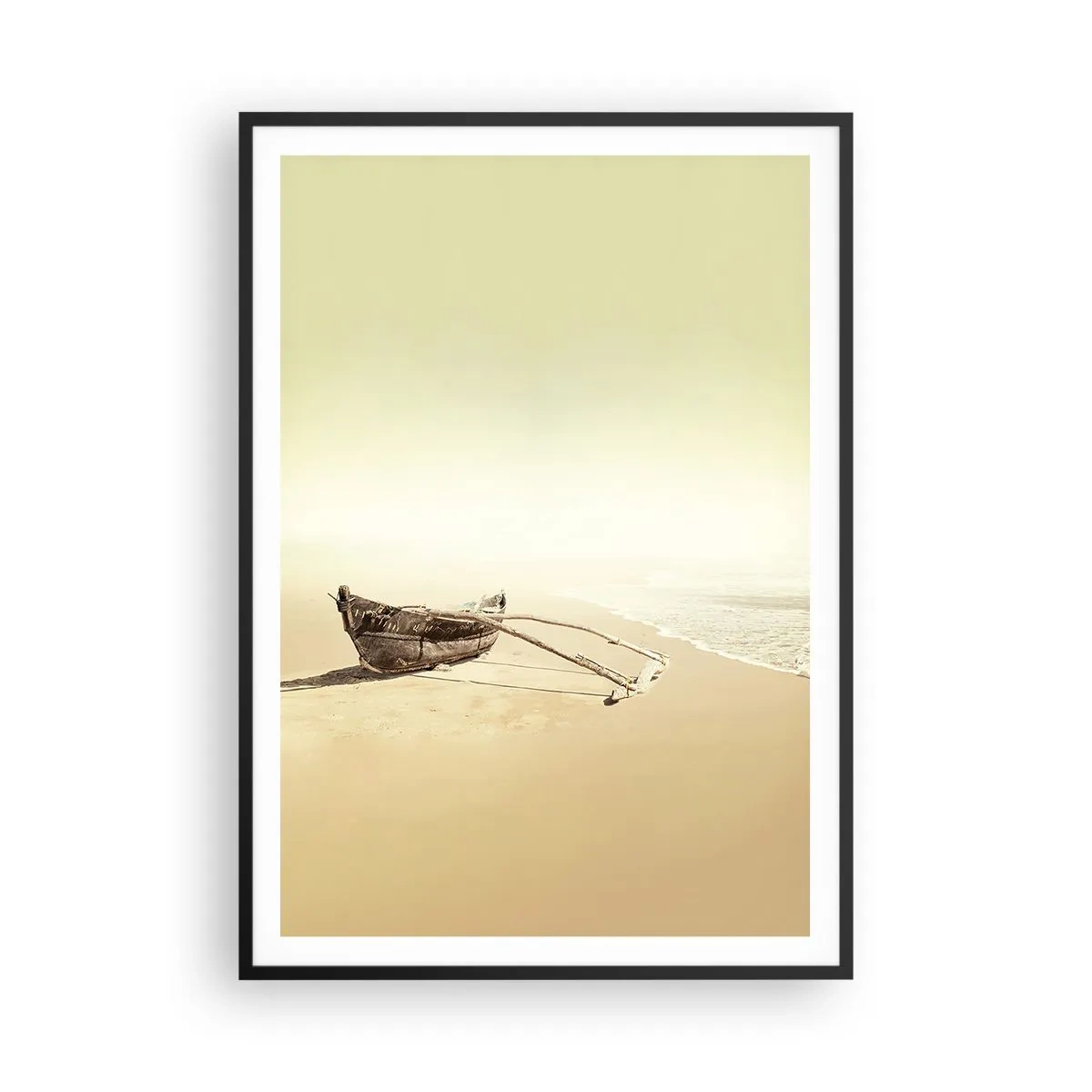 Plakat i sort ramme - Et minde om Sydhavet - 70x100 cm