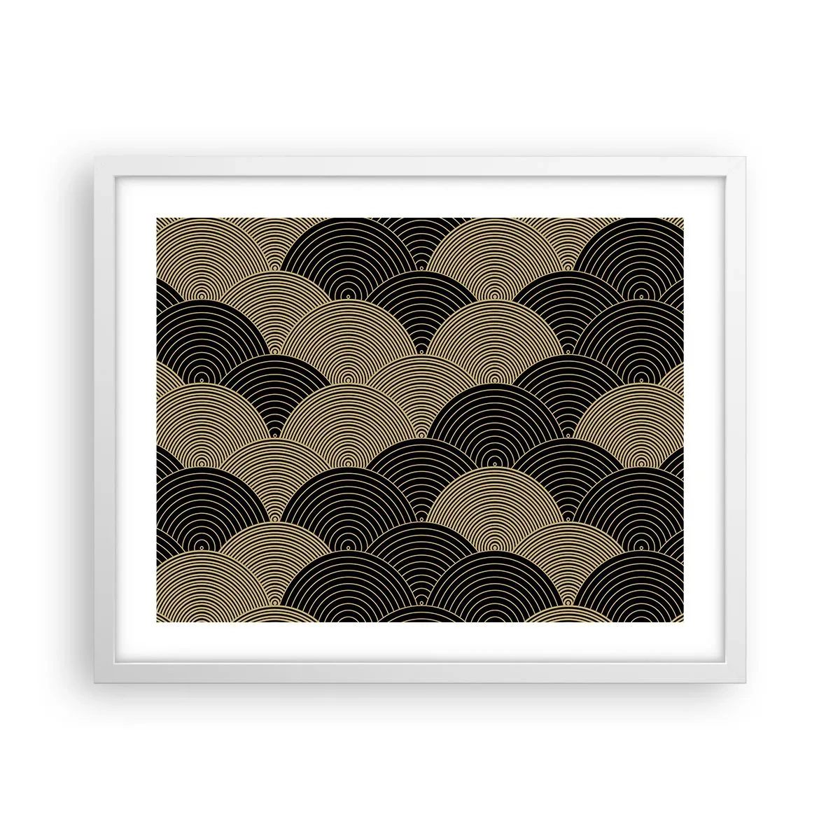 Plakat i hvid ramme - Enhed i mangfoldighed - 50x40 cm