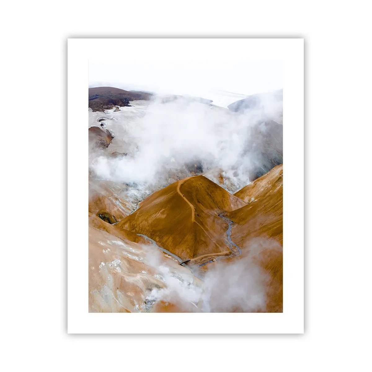 Plakat - Den rå skønhed i Island - 40x50 cm
