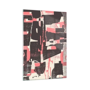 Billede på glas - Al trængsel og travlhed - 70x100 cm