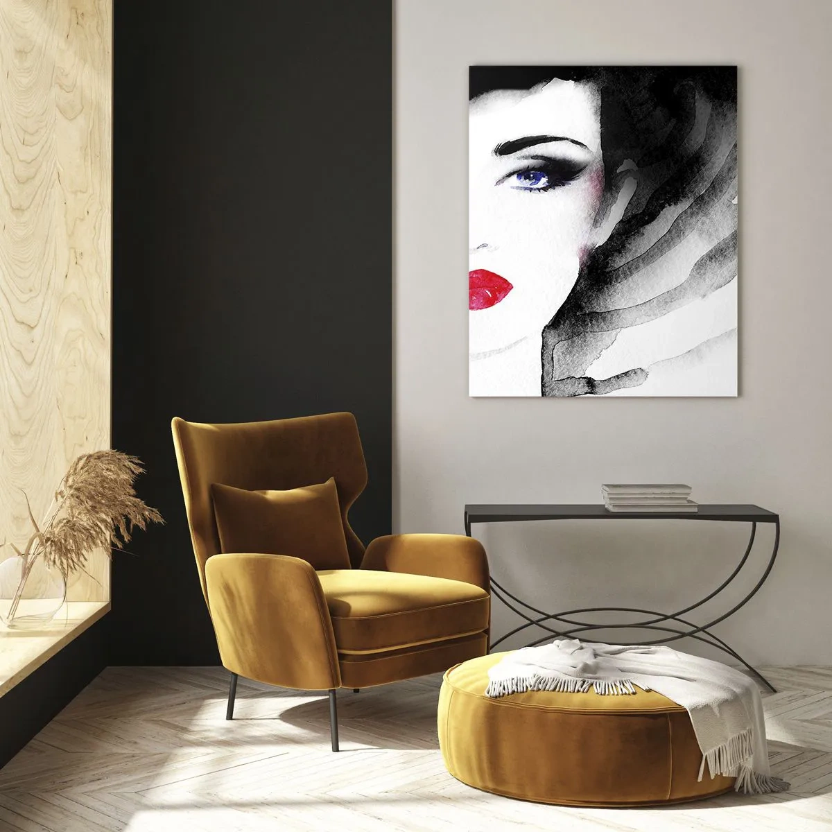 Billede på glas - Afviser og tilkalder - 50x70 cm