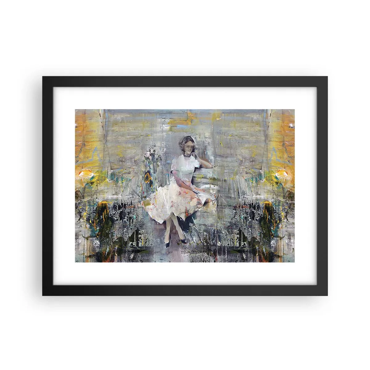 Plakat i sort ramme - Klassisk og moderne - 40x30 cm