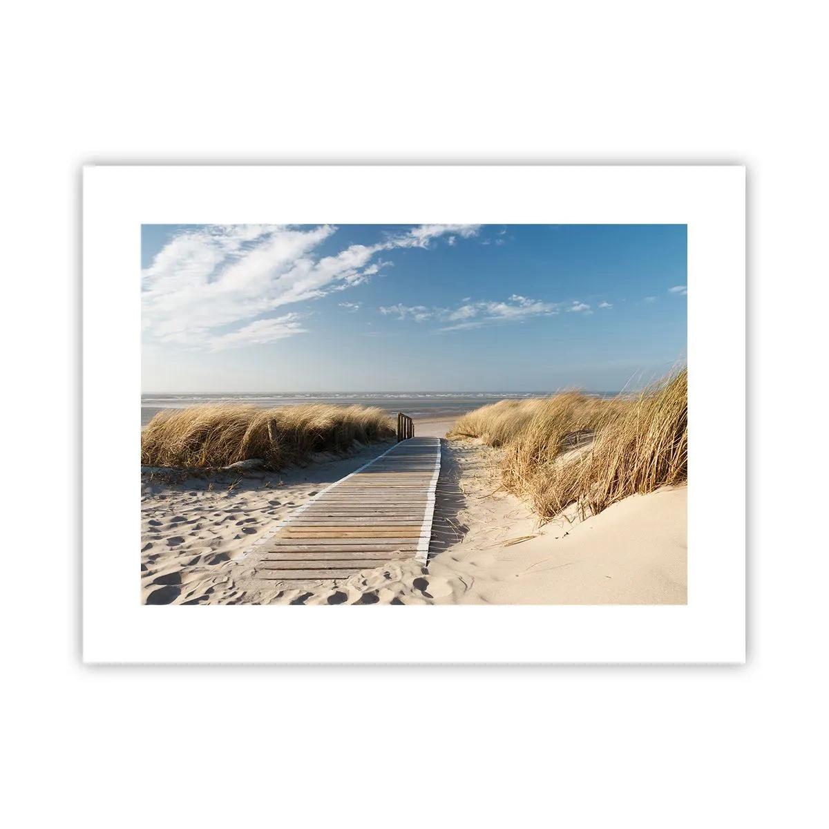 Plakat - Bag klitten, i græssets summen - 40x30 cm