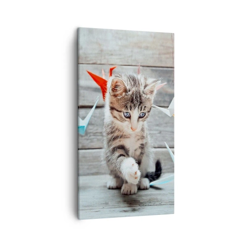 Lærredstryk - Billede på lærred - Første lektion - 45x80 cm