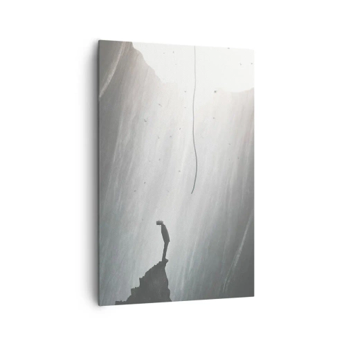 Lærredstryk - Billede på lærred - Der er altid en vej ud - 80x120 cm