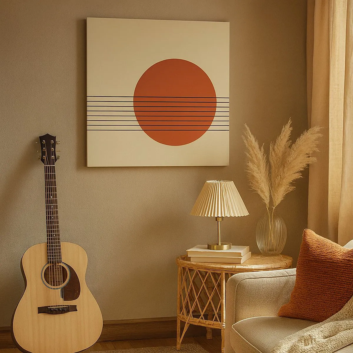 Lærredstryk - Billede på lærred - Og så videre - 30x30 cm