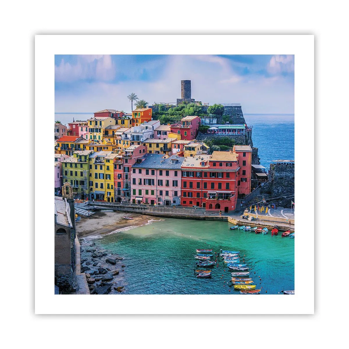 Plakat - Middelhavets magiske by - 50x50 cm