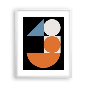 Plakat i hvid ramme - System til figurer - 40x50 cm