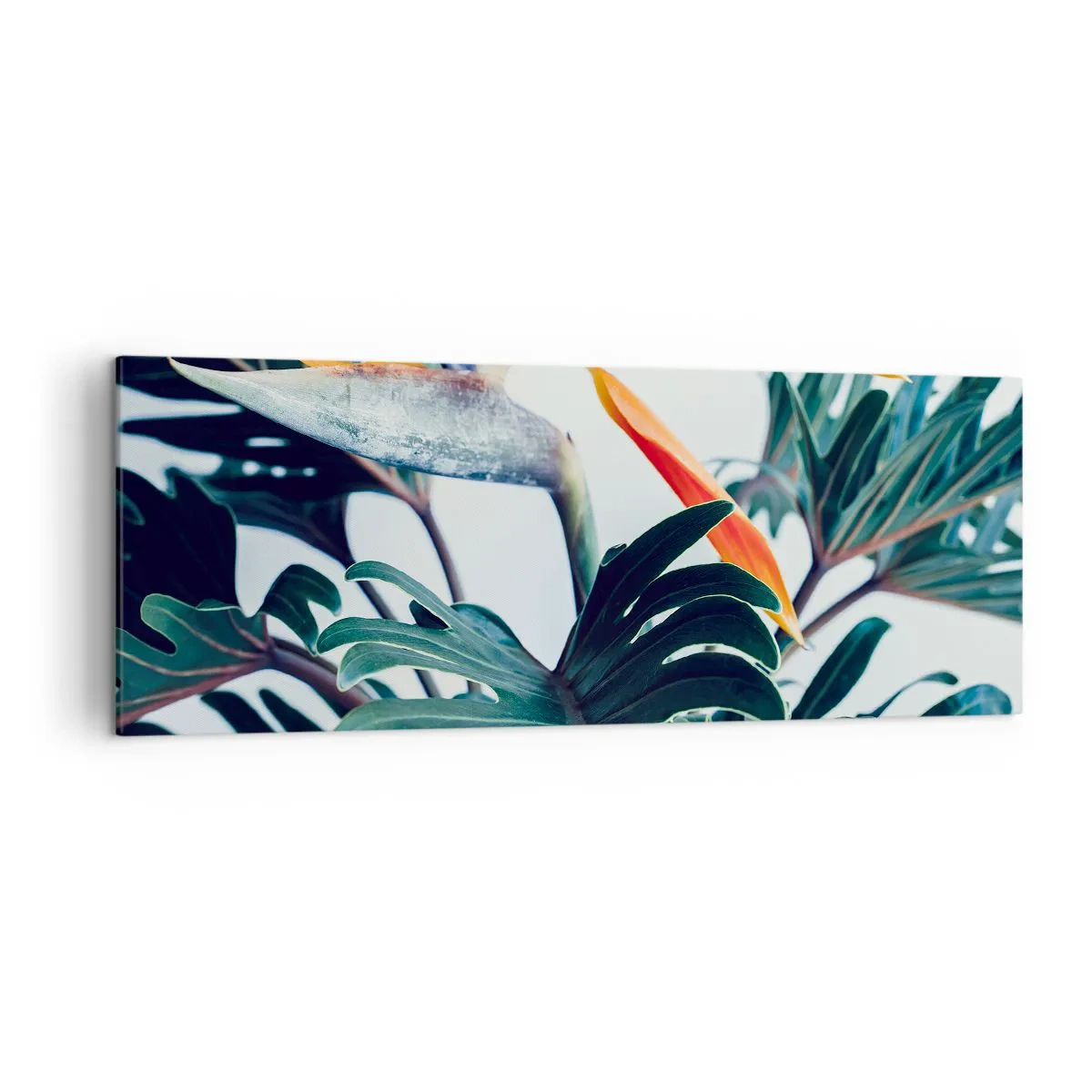 Lærredstryk - Billede på lærred - Fuglebur - 140x50 cm