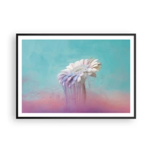 Plakat i sort ramme - Blomster efter døden - 100x70 cm