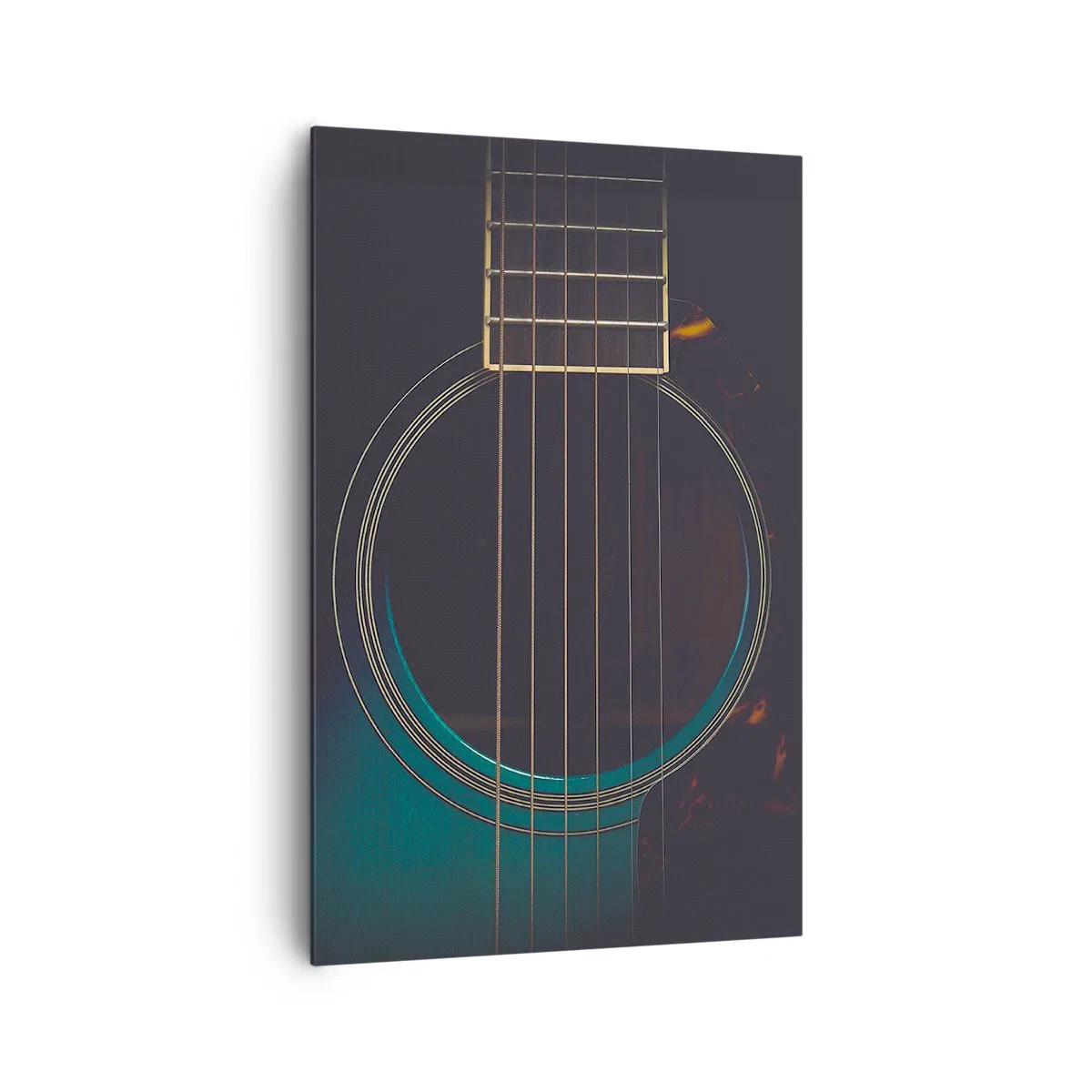 Lærredstryk - Billede på lærred - Et øjeblik før det lyder - 80x120 cm