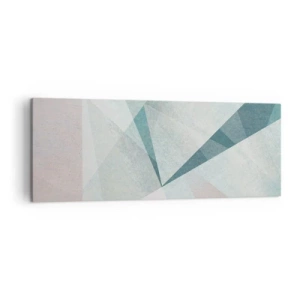 Lærredstryk - Billede på lærred - Rolig og alligevel dynamisk - 140x50 cm