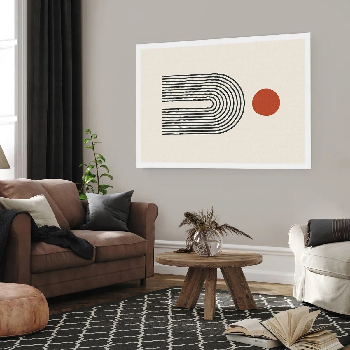 Plakat - Magnetisme af former og farver - 91x61 cm