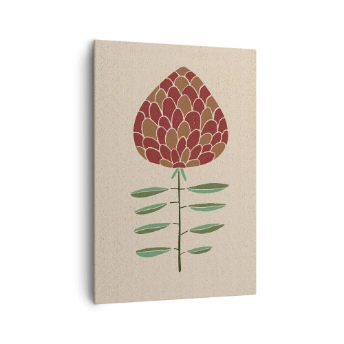 Lærredstryk - Billede på lærred - Som en stor pind - 70x100 cm