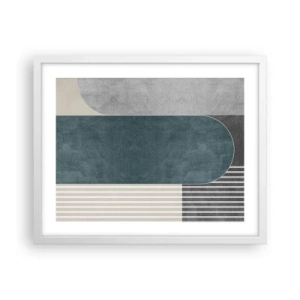 Plakat i hvid ramme - Horisontal komposition - 50x40 cm