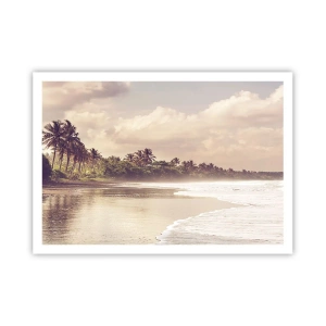 Plakat - Kærtegner bølgerne - 100x70 cm