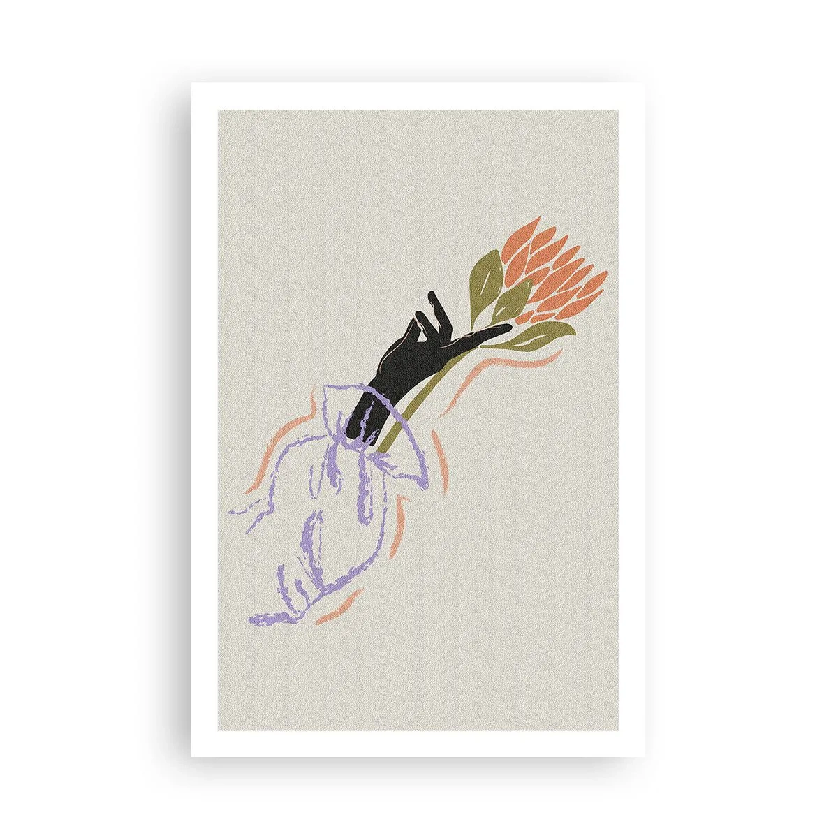 Plakat - En søsterlig berøring - 61x91 cm
